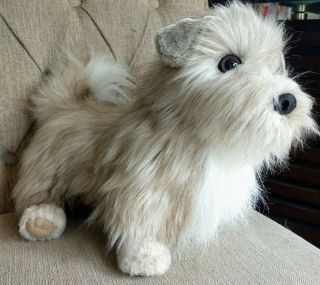 Rare Folkmanis Puppet Dog Glen Of Imaal Terrier Plush 3