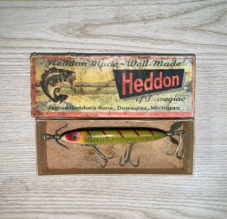 Vintage Heddon Torpedo 130xwb Lure W/ Box