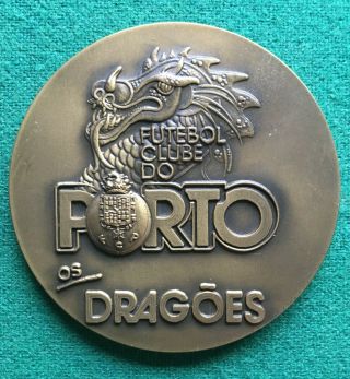 And Rare Bronze Medal Of First League Portuguese Football Team Porto