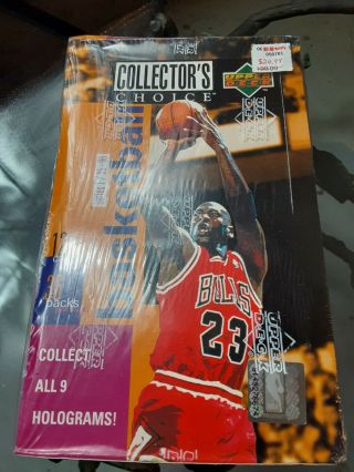 1995 - 96 Upper Deck Collectors Choice Nba Basketball Hobby Box Series 1