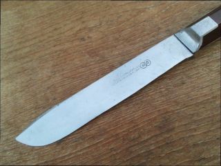 RARE Antique Civil War Era LAMSON Smaller Bolstered Carbon Steel Butcher Knife 2
