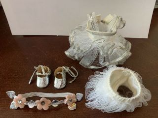 50’s Vintage Vogue Ginny Doll Tutu Ballet Silver Shoes Outfit Complete