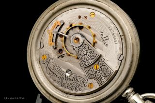 Waltham Model 1883 Grade 825 18 Size 17 Jewel Antique Pocket Watch