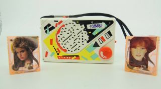 Vintage Fisher - Price Pocket Rocker Mini Tape Player & 2 Cassettes -