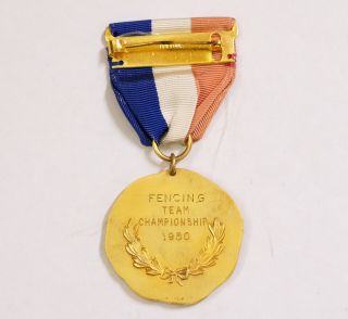 US gild medal “Fencing Team Championship” - 1950 2