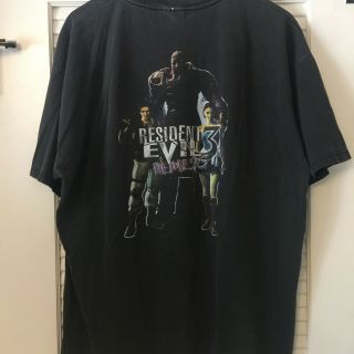 (xl) Vintage Resident Evil 3 Nemesis Capcom Promo T - Shirt