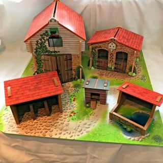 Elc Brambledale Wooden Farm Playset Early Learning Centre