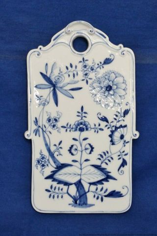Meissen Blue Onion Porcelain Server Cheese Board Vintage Antique 1 Of Many