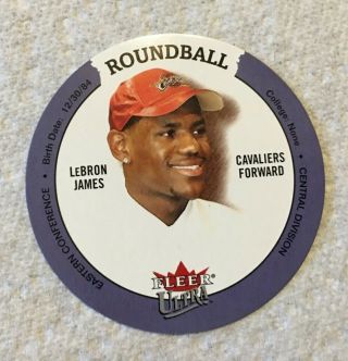 Lebron James 2003 - 04 Fleer Ultra Roundball Rookie Card