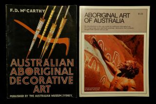 2 X Aboriginal Artefact Books Australian Aboriginal Art & Other 1974