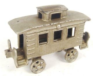 Ideal Antique Cast Iron Train Caboose