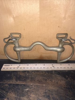 Antique Marked Never Rust England - Horse Snaffle Bit -