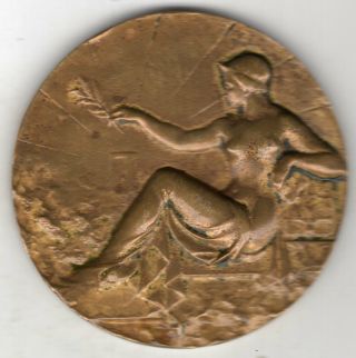 1927 French Medal For The International Exposition Of Montpellier