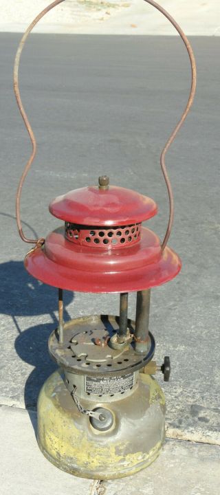Rare Vintage American Gas Machine Us Military No.  3470 Kerosene Camping Lantern