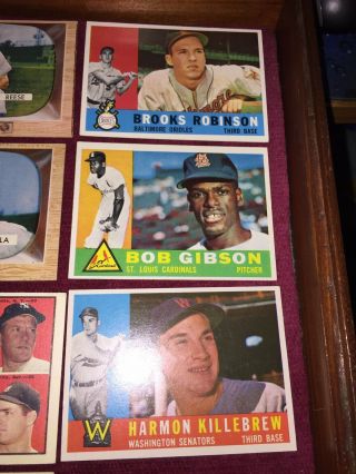 1960 Topps Baseball Stars 73 210 28 Bob Gibson Harmon Killebrew Brooks Robinson