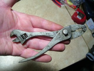 Antique Diamalloy Duluth Handiman Handyman Tool Plier Adjustable Wrench Rare