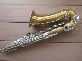 Antique Vintage Bundy Selmer Alto Sax Saxophone From 1969 ? W/ Green Case