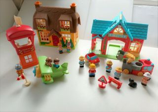 Elc Happyland Fire Station,  House And Airport