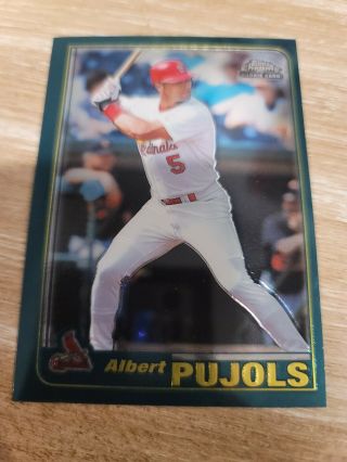 2001 Topps Chrome Traded Albert Pujols T247 St.  Louis Cardinals
