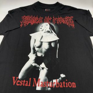Dry Rot Cradle Of Filth Vintage 1995 Tour T Shirt Xl - Vestal Rare