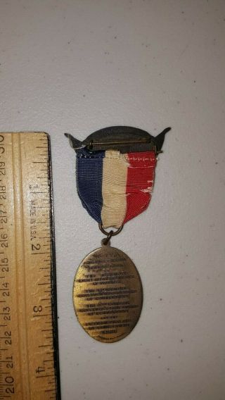 1926 Richmond Light Infantry Blues Va Medal W Connecticut Governors Foot Guard