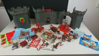Playmobil Knights Playset 4440 Castle Figures And Accessories Not Complete
