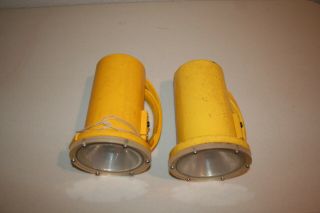 Rare Darrell Allan Scuba Light Sport Diver 250 & 400 Yellow Underwater Light