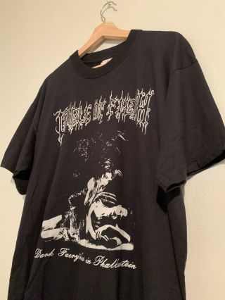 Vintage Cradle Of Filth Shirt Rare V Empyre 90s/00s Sz Xl