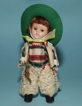 Vintage 1950 Ginny " Sonny " From The Brother/sister Group - Painted Lash -
