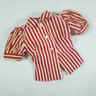 Madame Alexander Cissy Doll Red Pinafore Dress 1955 2083 Outfit GUC 3