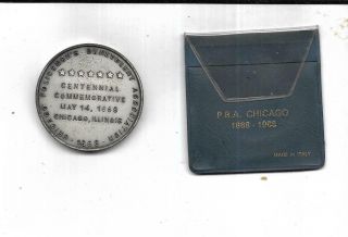1968 Chicago Policemen ' s Benevolent Assoc.  Police Monument Haymarket Riot Medal 2