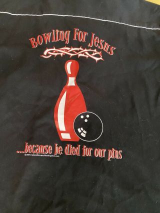 Mens Bowling Shirt Jesus Died For Our Pins Sacrilegious Punk Rock 2x Vintage