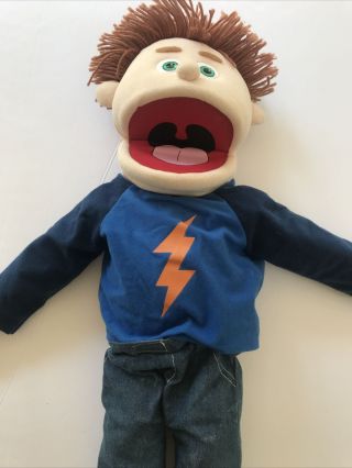 Silly Puppets Tommy Peach 25 " Tall Boy Hand Puppet Great Shape