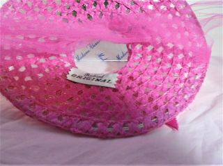 PIZZAZ HOT PINK HAT BY RICHARD FOR VINTAGE MADAME ALEXANDER CISSY,  OTHERS 2