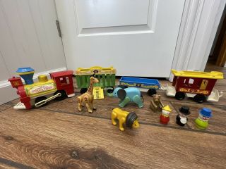 Vintage Fisher Price Little People Circus Train - 991 - Great Shape