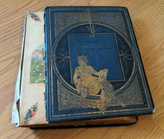 Antique Scrapbook Victorian Die - Cuts & Trade Cards Chromolithography 2