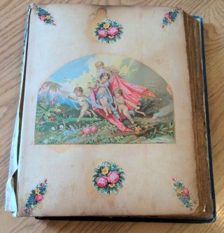 Antique Scrapbook Victorian Die - Cuts & Trade Cards Chromolithography 3