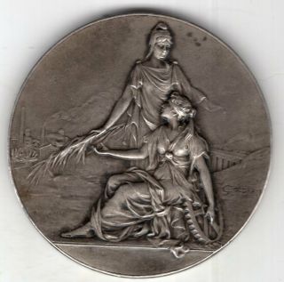 Undated French Medal For General Union Of Precision Technical Industries