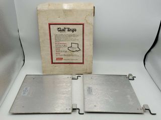 Vintage Coleman Chef Trays No.  413 - 731 For Campstove Models 425e 413g 426d