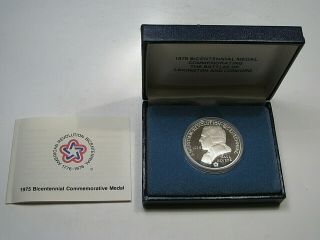 1975 Paul Revere Sterling Silver American Revolution Bicentennial Medal 30g.  42