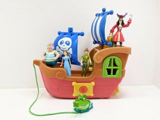 Disney Peter Pan Figure Elc Pirate Ship Cannon Sound Effects Bundle Wendy Hook