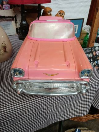 Barbie Car 1957 Chevy Bel - Air Convertible Mattel - Pink,  Vintage