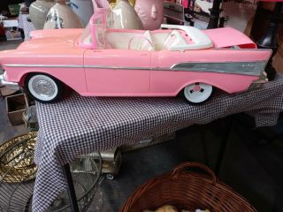Barbie Car 1957 Chevy Bel - Air Convertible Mattel - Pink,  vintage 2