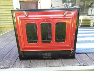 Antique Boss Oven For Baking On A Perfection Oil Or Wood Stove For Off - Grid