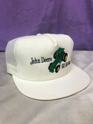 Vintage John Deere 60 Series K Products Snapback Trucker Hat Cap 80’s Usa