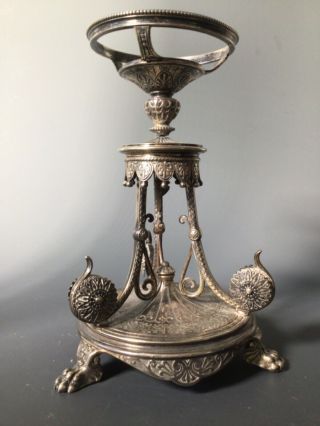 Elkington & Co Sheffield English Silver Plate Epergne Centerpiece Neoclassical