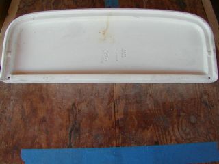 Antique Kohler K6800 Toilet Tank Lid / Cover,  dated 10/11/27 8101 WHITE 10C 2