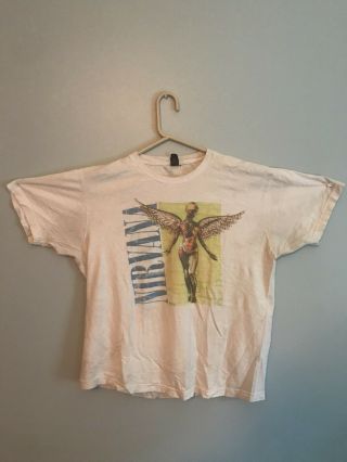 Vintage Nirvana “In Utero” album cover T - shirt - Size Large 2