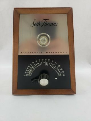 Vintage Seth Thomas Electronic Metronome Model E962 - 000 Everything