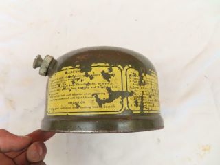 Vintage Antique 1956 Coleman U.  S Army Military Single Mantel Lantern Can Base 3